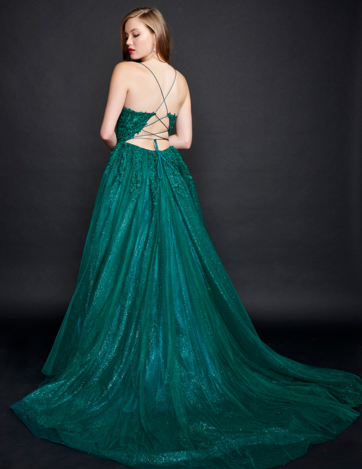 Nina Canacci 5200 Sleeveless Long Prom Pageant Ballgown