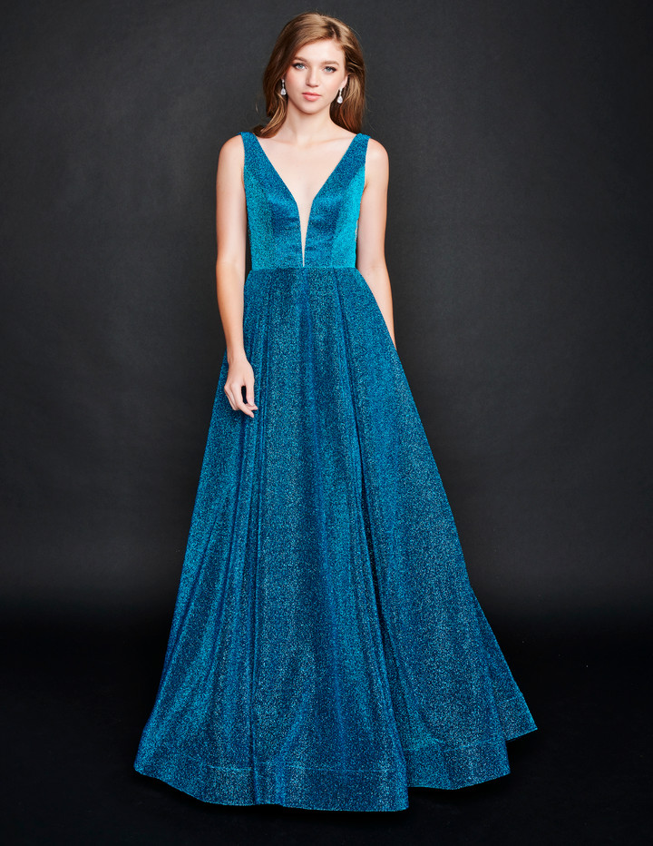 Nina Canacci 5208 Sleeveless Long Prom Pageant Ballgown