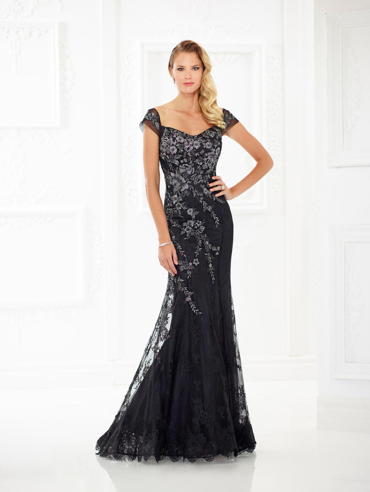 Montage by Mon Cheri 118966 Sleeveless V-Neck Evening Gown