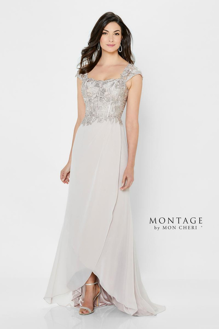 Montage by Mon Cheri 122905 Embroidered Sweetheart Dress