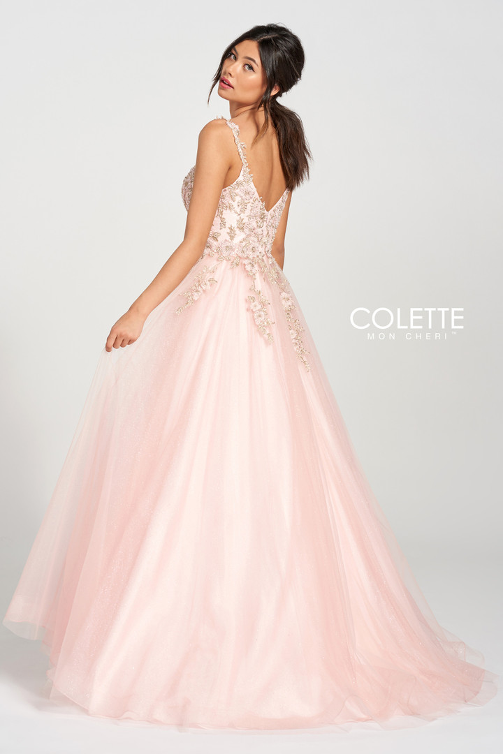 Colette by Daphne CL12205 Beaded Embroidery Long Ballgown