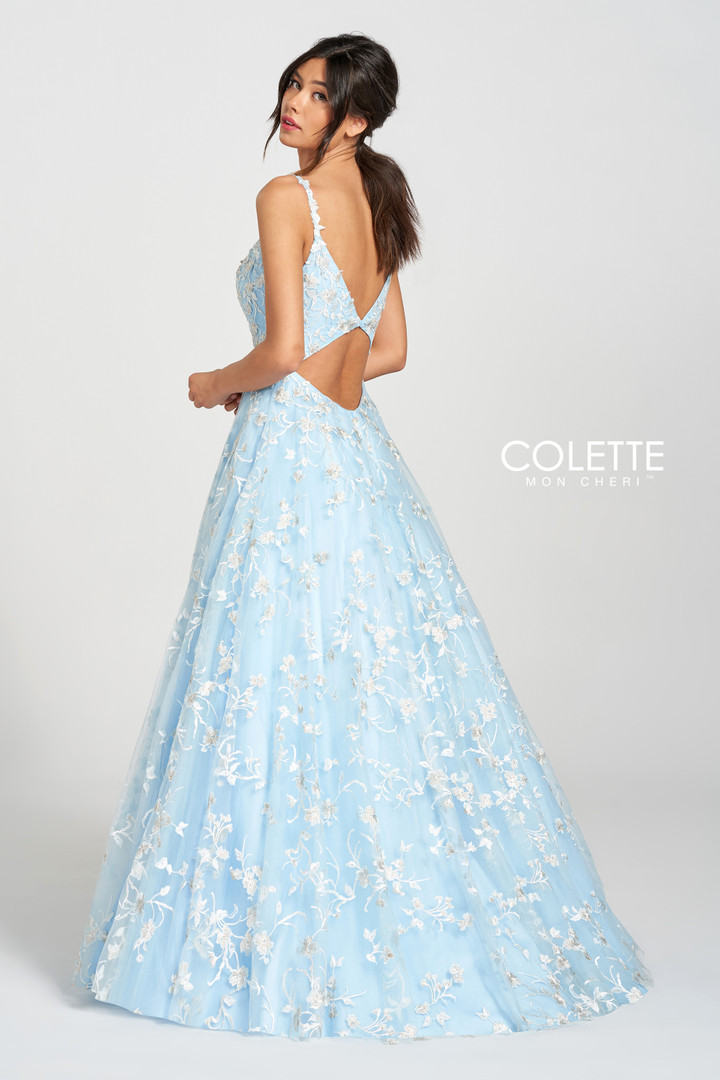 Colette by Daphne CL12210 Beaded Embroidered Lace Gown