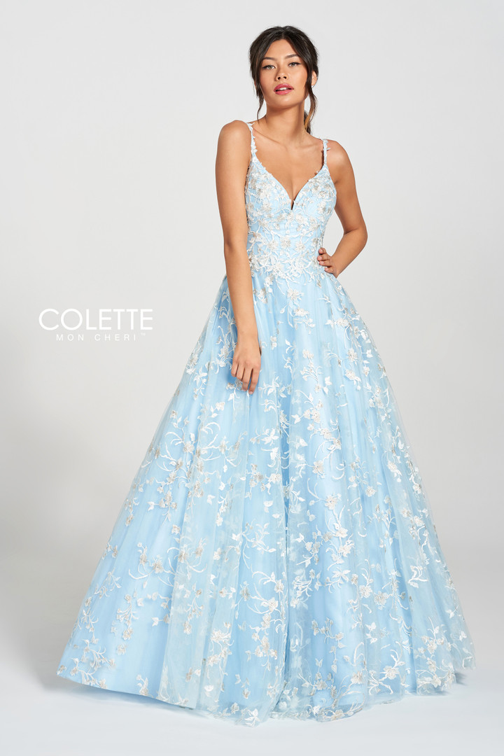 Colette by Daphne CL12210 Beaded Embroidered Lace Gown