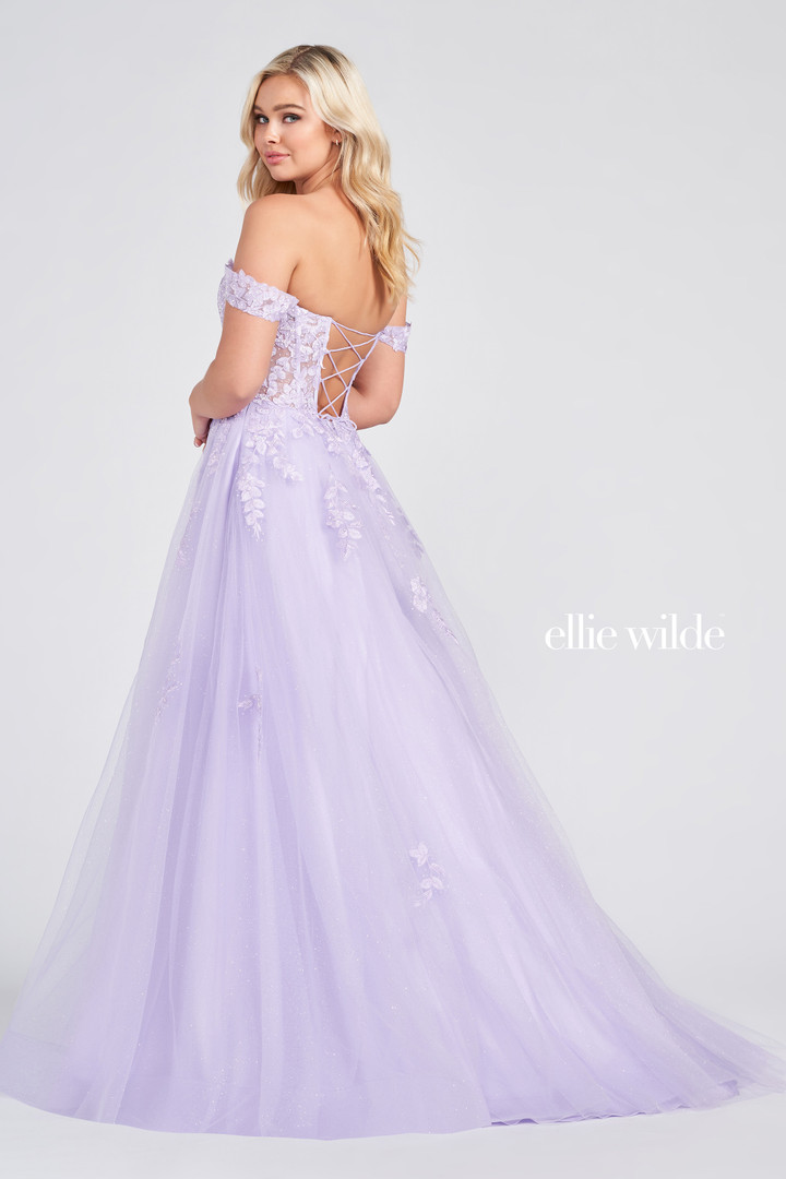 Ellie Wilde by Mon Cheri EW122009 Off Shoulder Long Gown