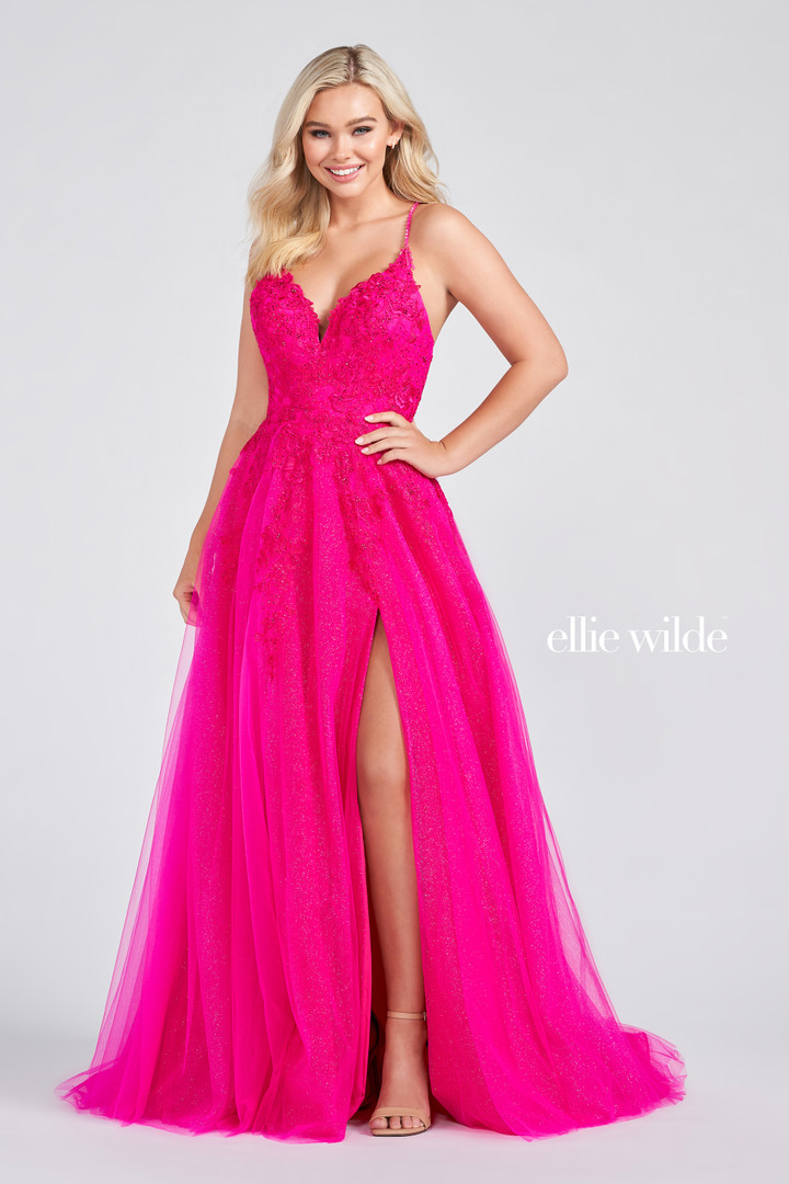 Ellie Wilde by Mon Cheri EW122014 Sleeveless V-Neck Gown