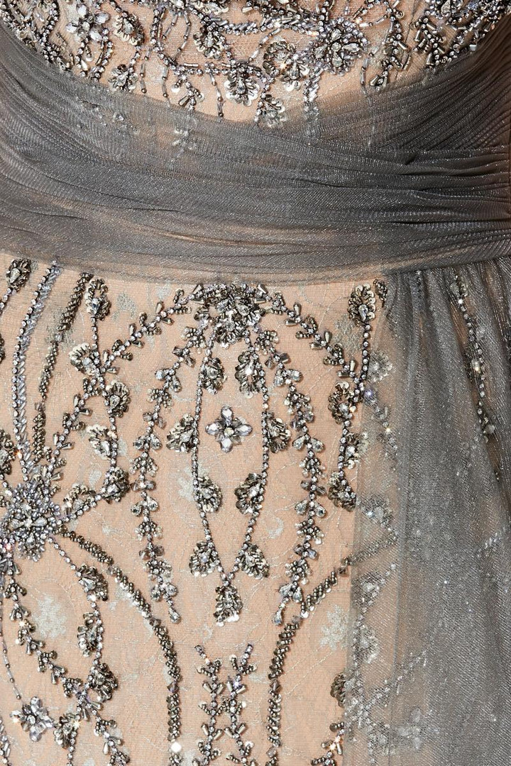 Ivonne D by Mon Cheri 122D62 Short Sleeve Embellished Dress