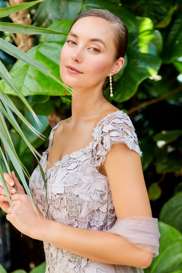 Ivonne D by Mon Cheri 122D65 Off Shoulder Embroidered Dress