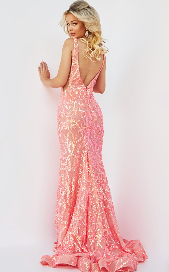 Jovani 22811 Sleeveless Embellished V-neck Prom Long Dress