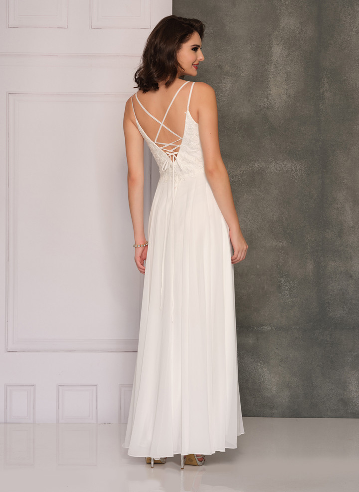 Dave and Johnny 10550 Ivory Bridal Dress