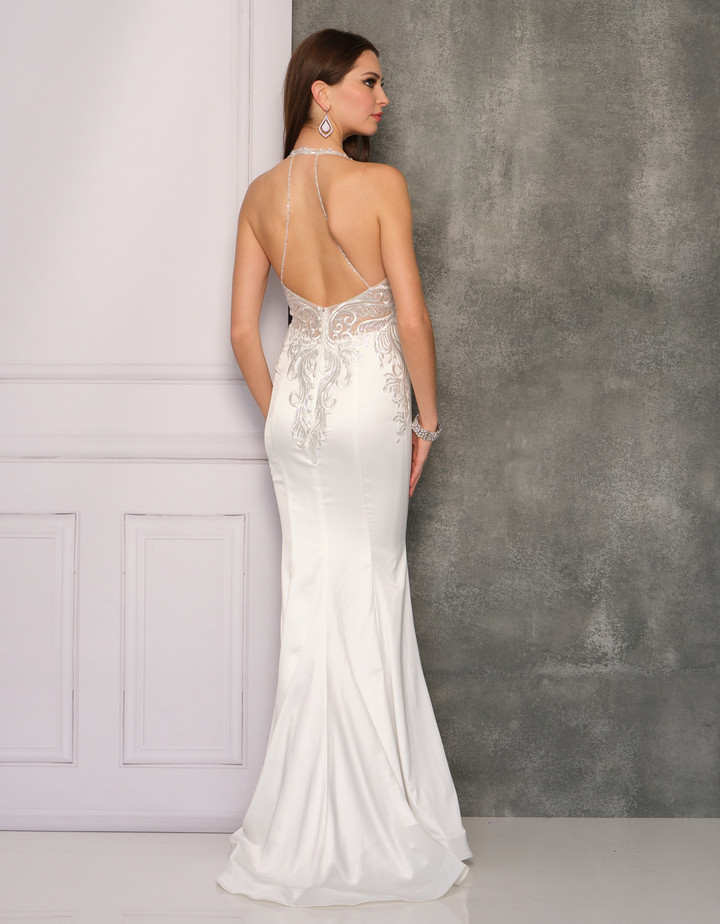 Dave and Johnny 10804 Ivory Bridal Dress