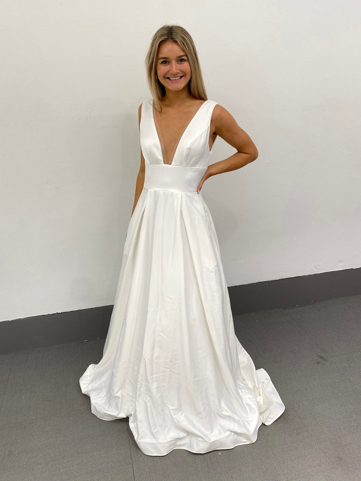 Dave and Johnny 11145 Ivory Bridal Dress