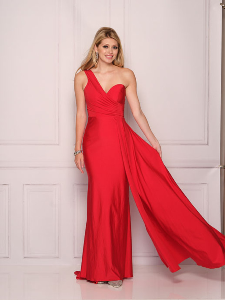 Dave and Johnny 11049 Red Prom Dress