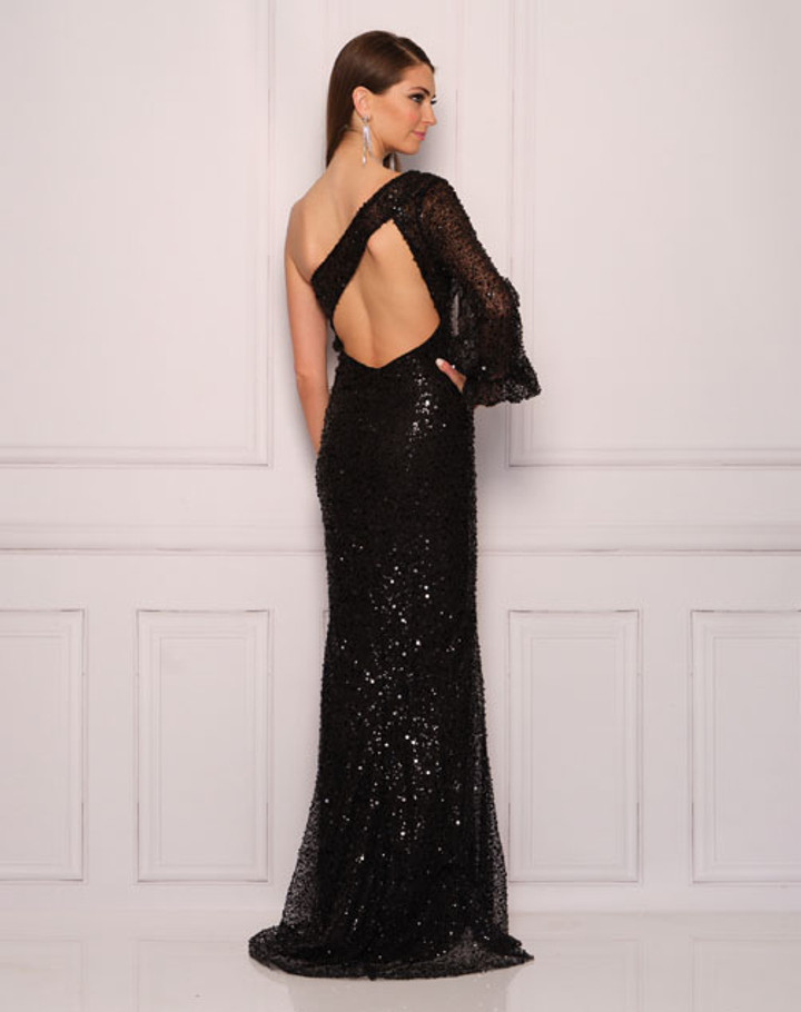 Dave and Johnny 11099 Black Prom Dress Dave and Johnny 11099 Black Prom Dress