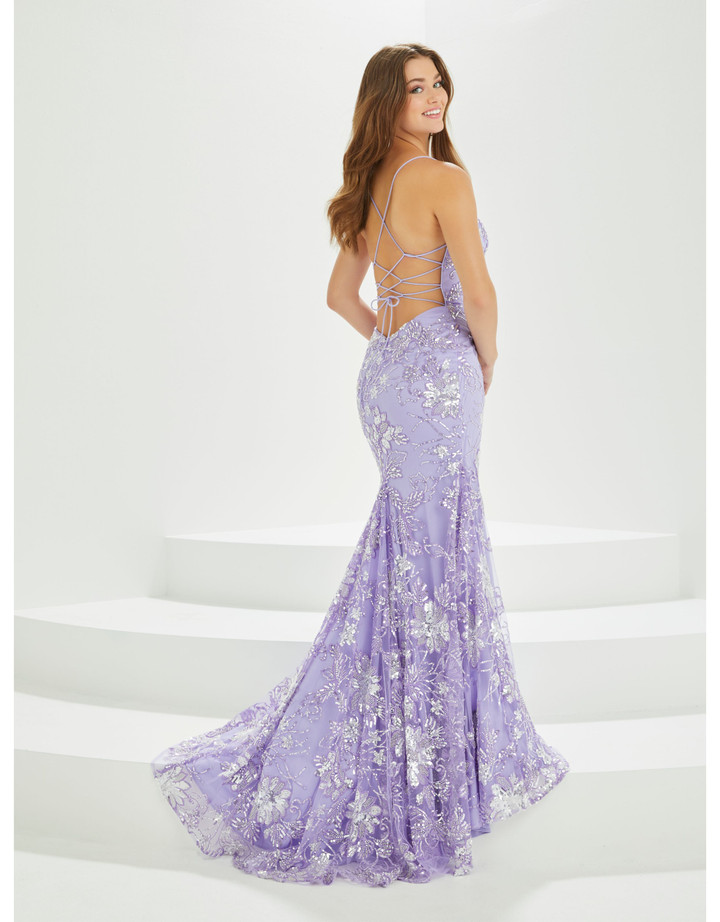 House of Wu 16026 Beaded Sleeveless Tiffany Designs Gown