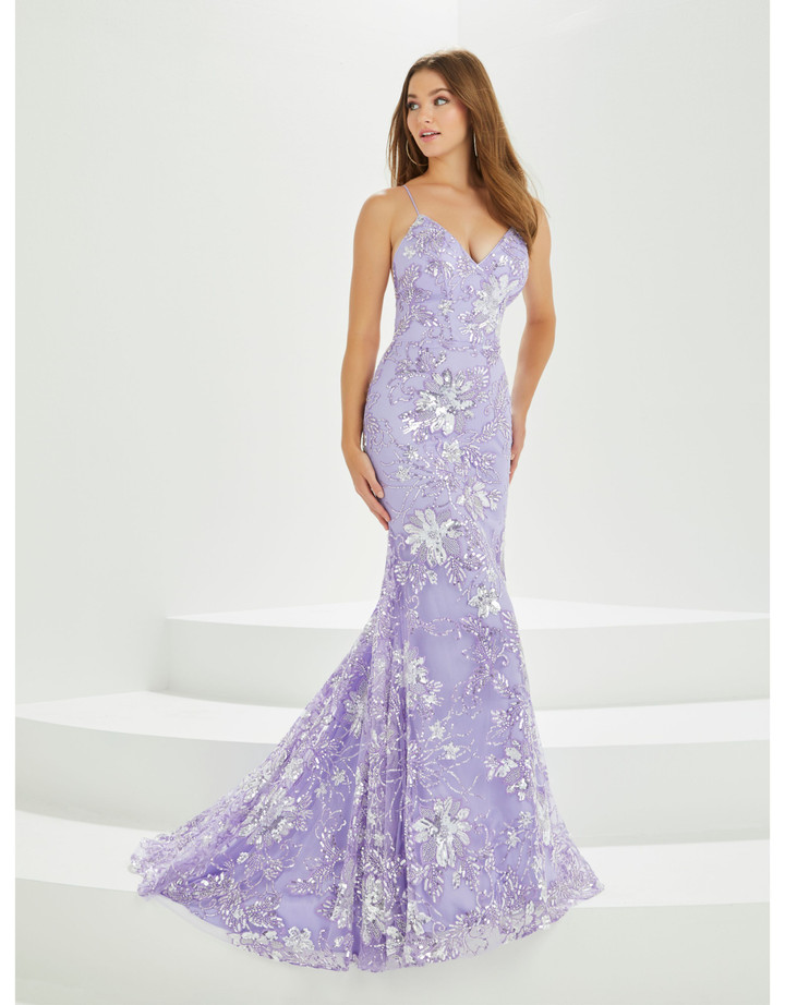 House of Wu 16026 Beaded Sleeveless Tiffany Designs Gown