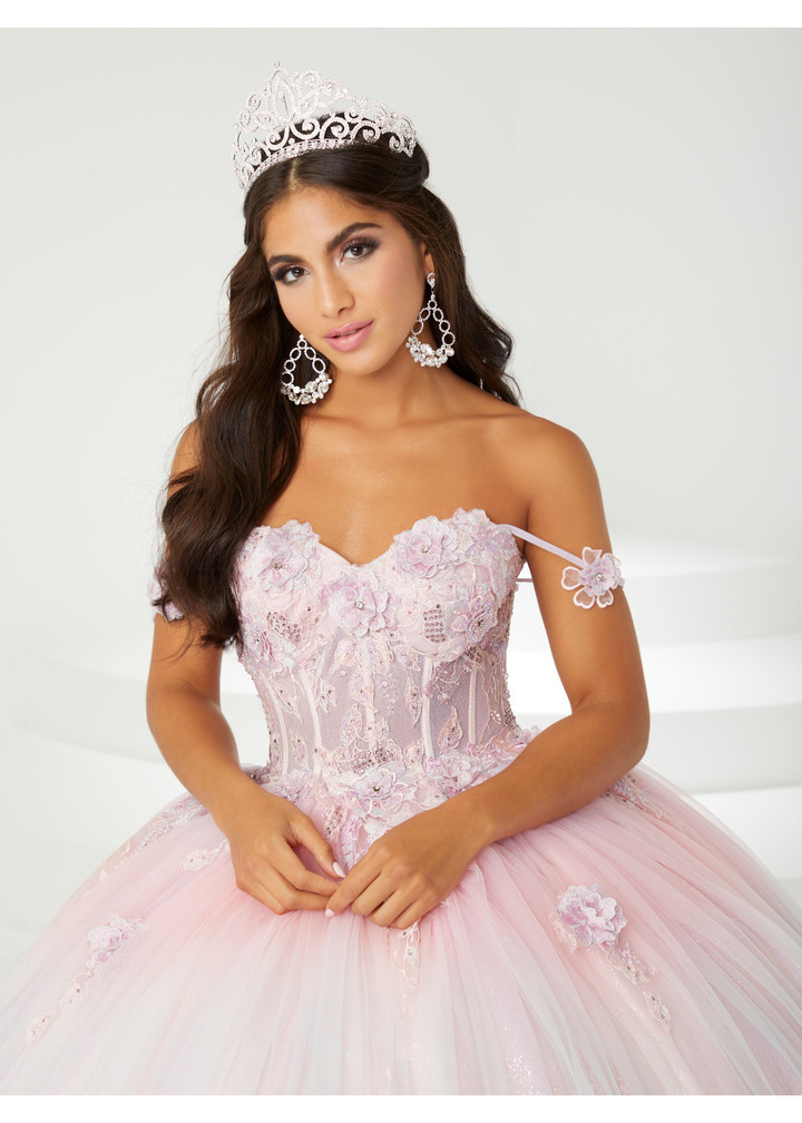 House of Wu 56469 Sweetheart Off Shoulder Neck Fiesta Gown