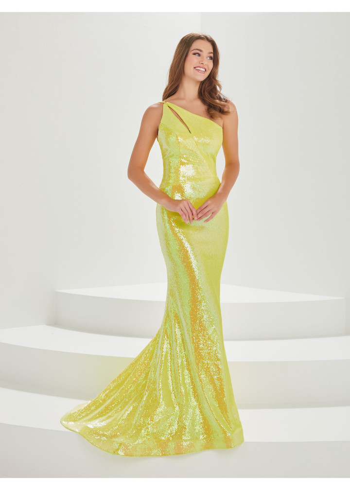 House of Wu 16006 One Shoulder Tiffany Designs Prom Gown