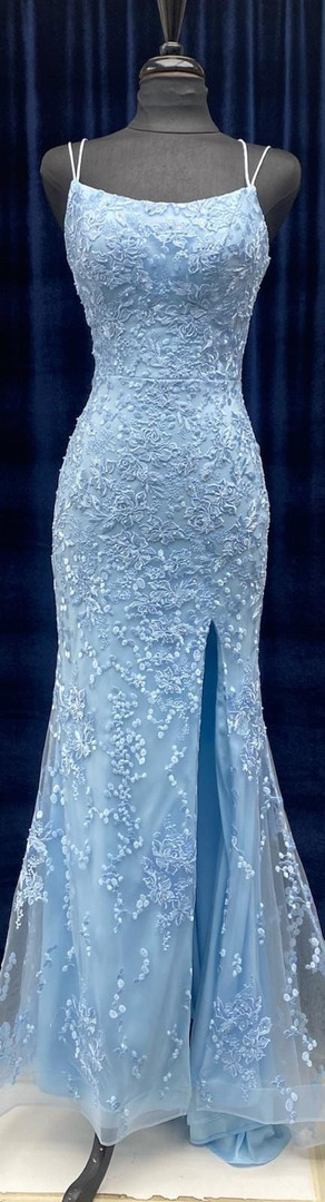 Nina Canacci 6594 Spaghetti Strap Sleeveless Prom Dress