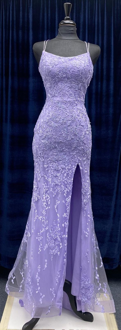 Nina Canacci 6594 Spaghetti Strap Sleeveless Prom Dress