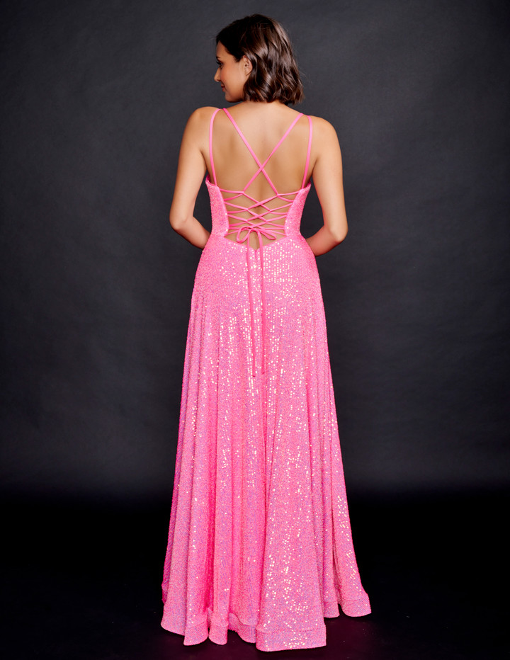 Nina Canacci 1533 Sleeveless Floor Length Hem Prom Dress