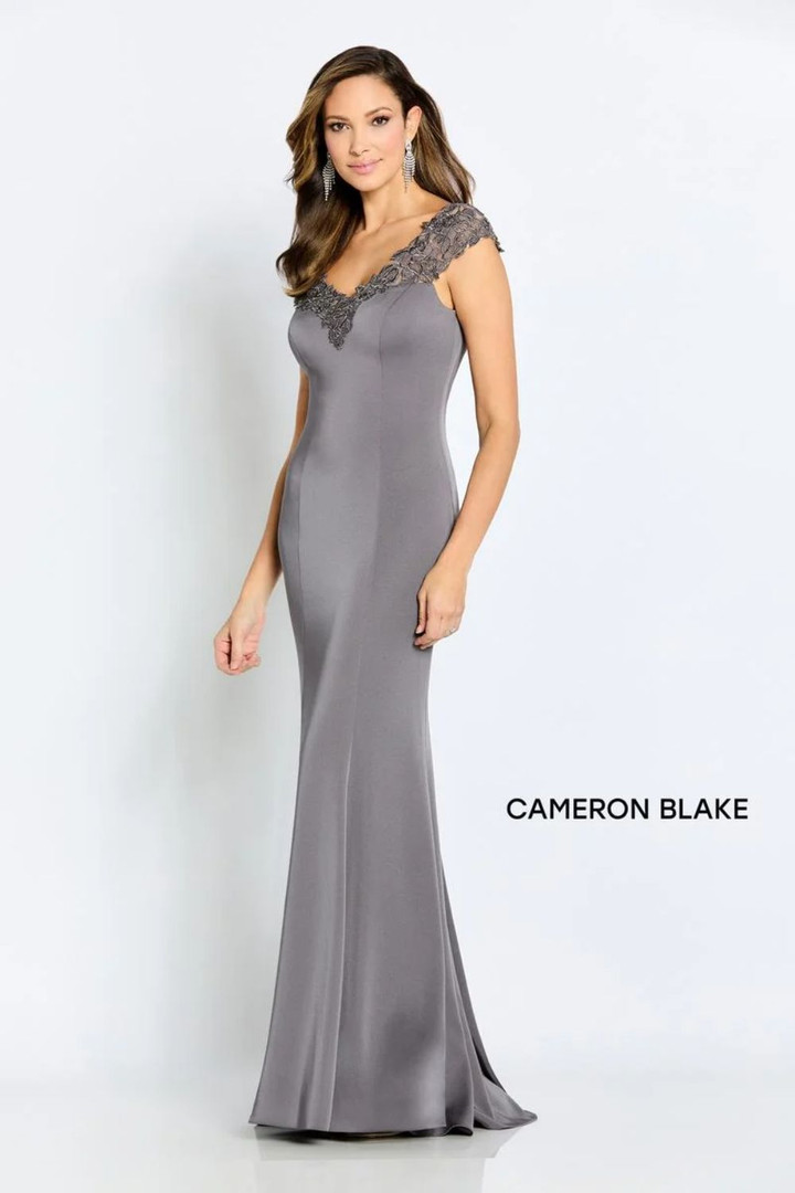Cameron Blake by Mon Cheri CB112 Stretch Crepe Long Dress