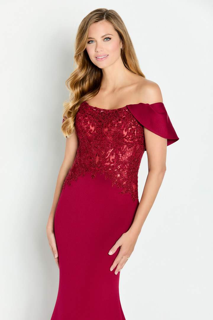 Cameron Blake by Mon Cheri CB147 Heavy Stretch Crepe Dress