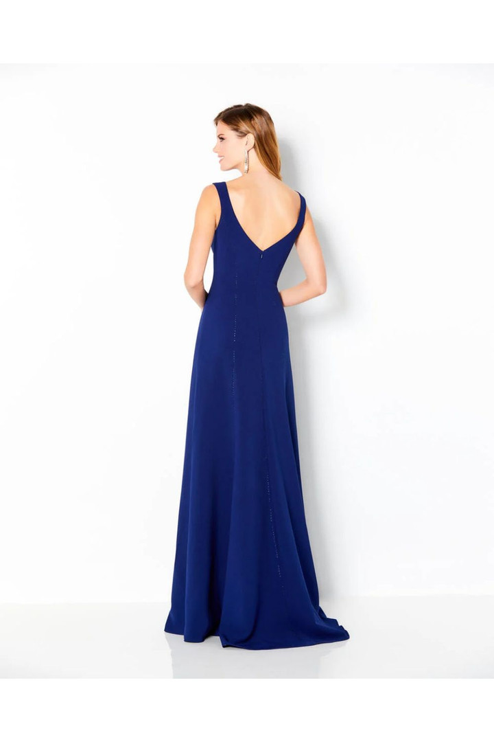 Cameron Blake by Mon Cheri 220642 Crepe Stone Accents Dress