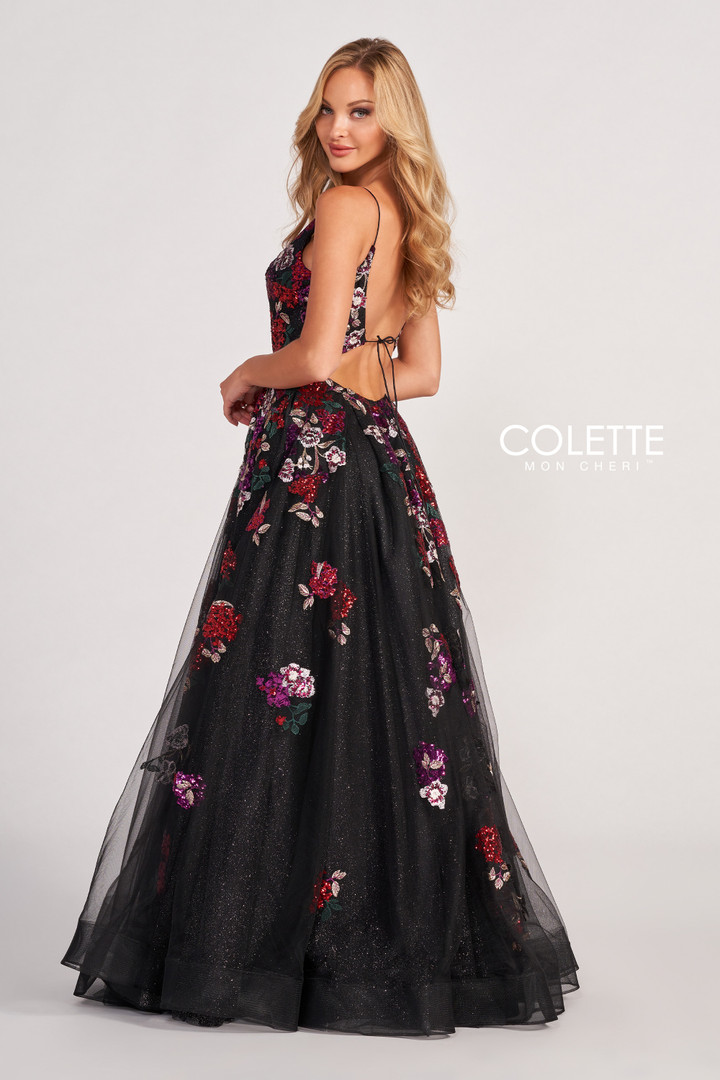 Colette by Daphne CL2069 Tulle Beaded Appliques Dress