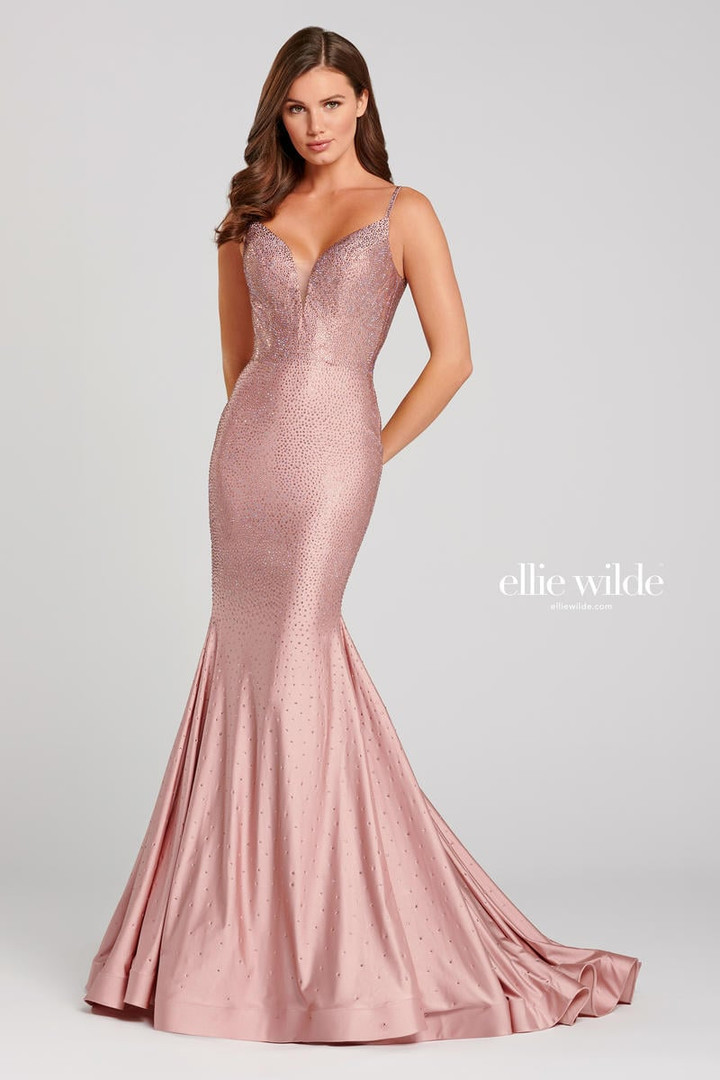 Ellie Wilde by Mon Cheri EW120012 Novelty Stretch Long Dress