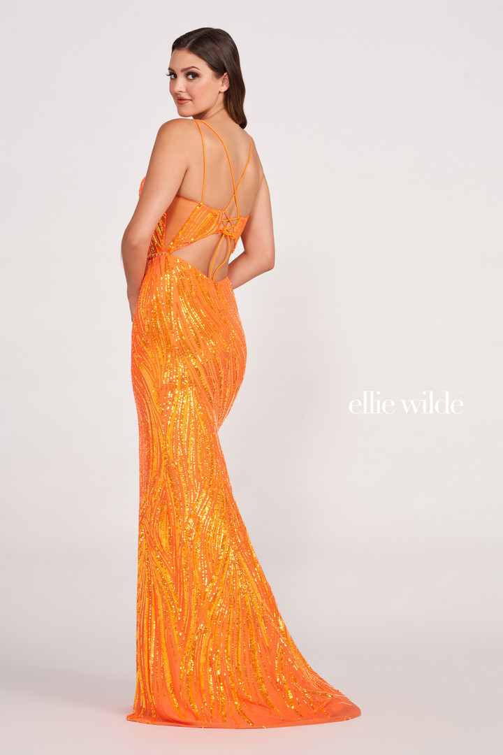 Ellie Wilde by Mon Cheri EW34037 Crystal Beading Long Dress