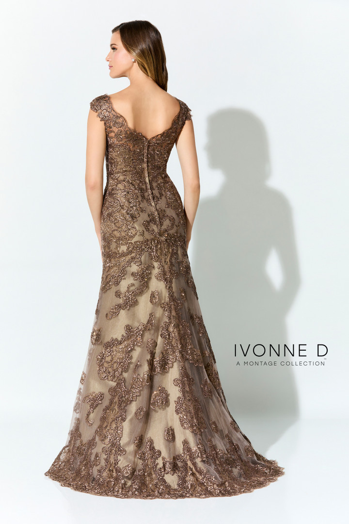 Ivonne D by Mon Cheri ID923 Tulle Lace Applique Long Dress