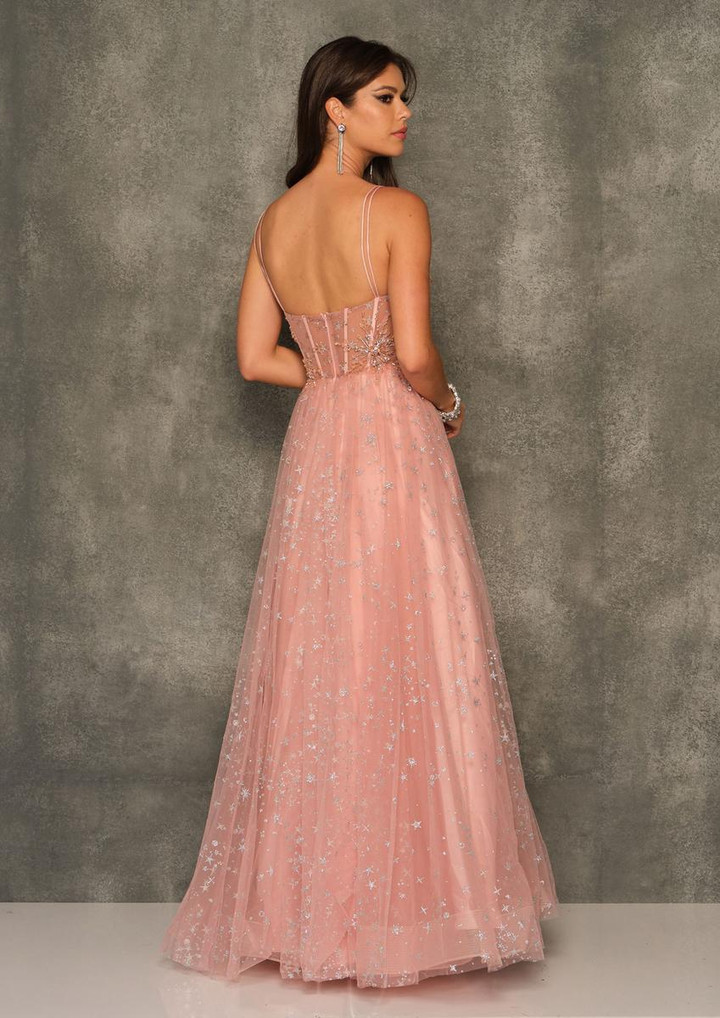 Dave and Johnny 11025 Sleeveless Sweetheart Neck Prom Dress