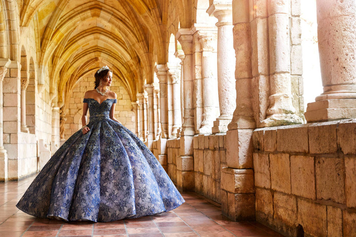 Princesa by Ariana Vara PR11921 Lace Overlay Beading Gown