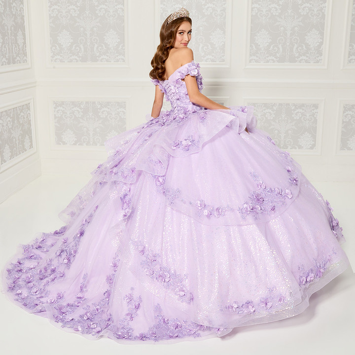 Princesa by Ariana Vara PR30113 Embroidered Lace Ball Gown