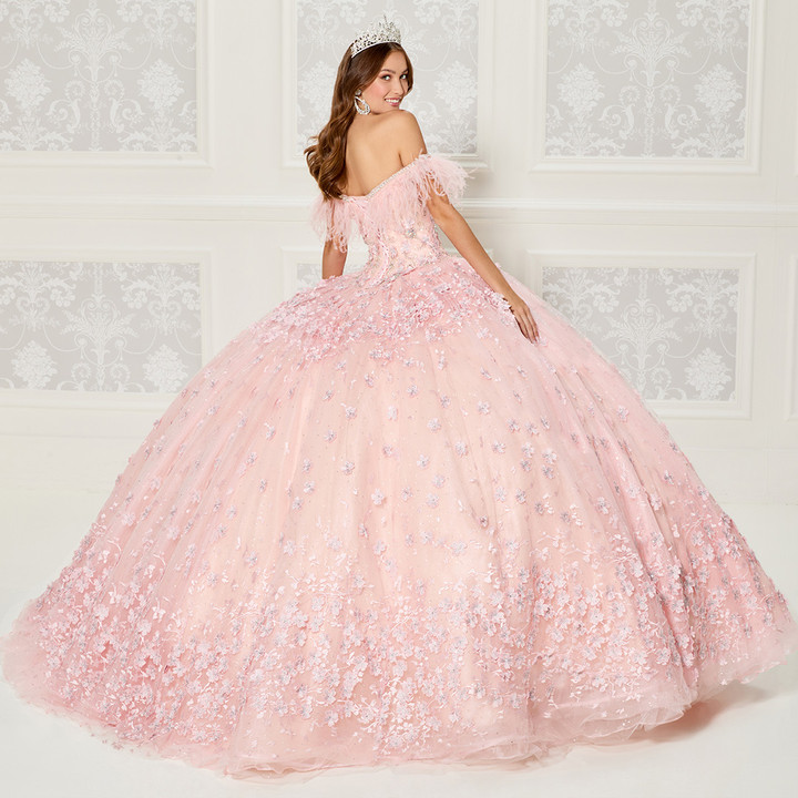 Princesa by Ariana Vara PR30115 Embroidered Lace Ball Gown