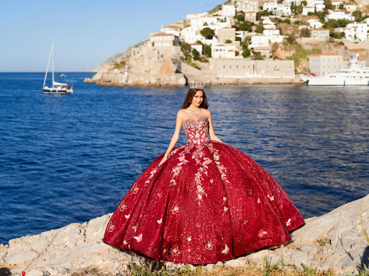 Princesa by Ariana Vara PR30121 Embroidered Lace Ball Gown