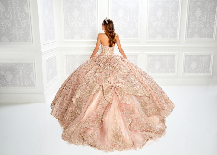 Princesa by Ariana Vara PR22022 Novelty Allover Lace Gown