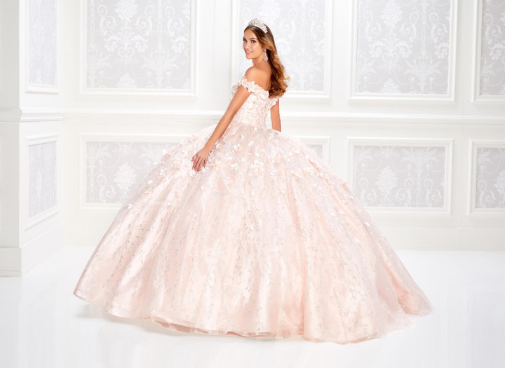 Princesa by Ariana Vara PR22036 Novelty Cracked Ice Gown