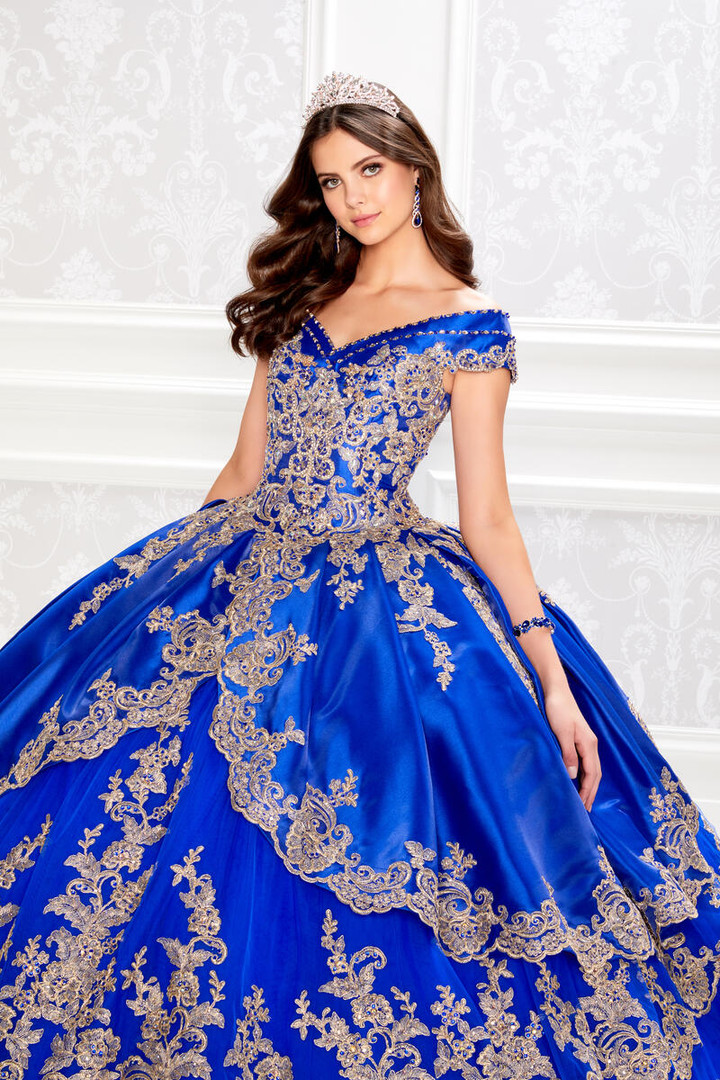 Princesa by Ariana Vara PR22029 Brushed Satin Beading Gown