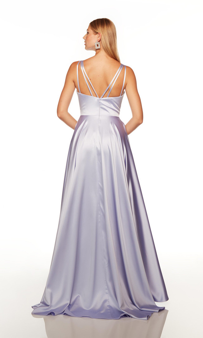 Alyce Paris 1749 Luminous Satin Sweetheart Neck Formal Dress