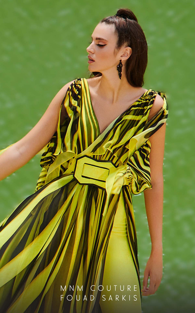 MNM Couture 2748 Chiffon V-Neck Sleeveless Zipper Jumpsuit