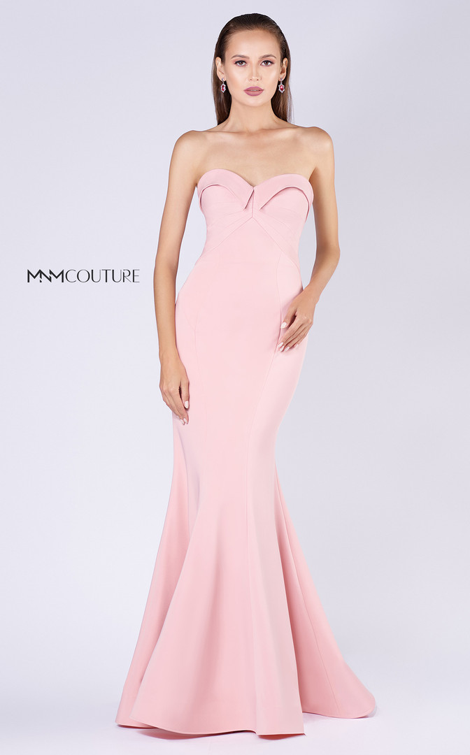 MNM Couture M0002 Sweetheart Neck Strapless Fitted Dress