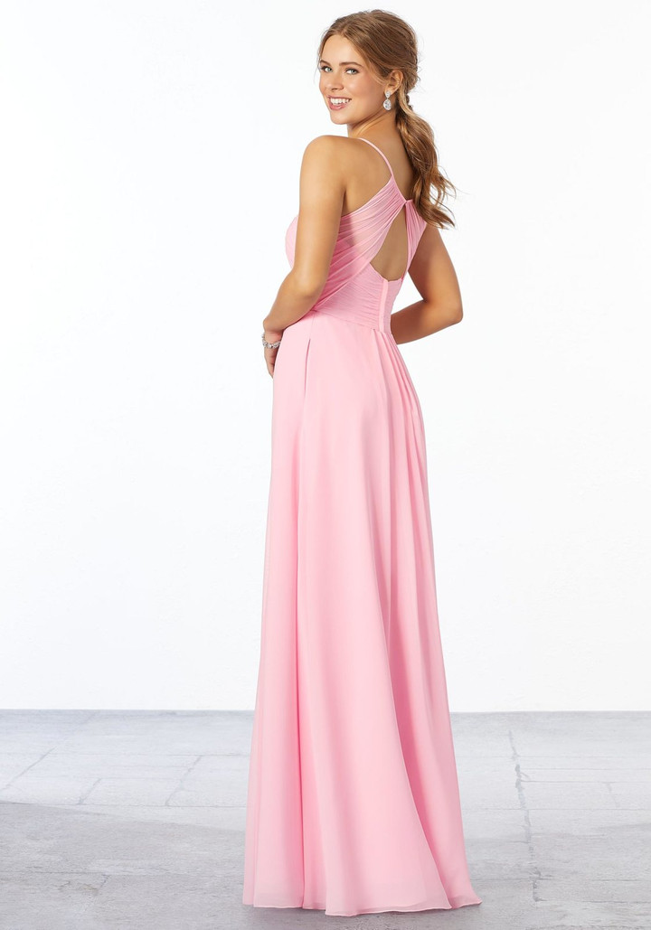 Morilee Bridesmaid 21658 Chiffon Sleeveless V-neck Dress