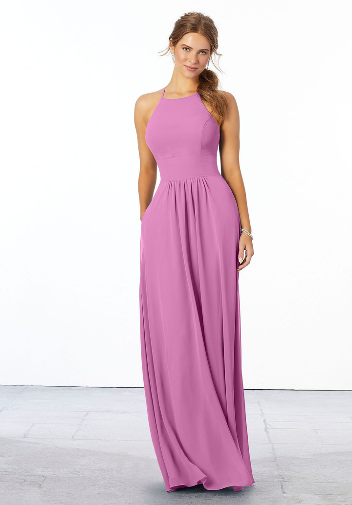 Morilee Bridesmaid 21666 Chiffon Sleeveless A-Line Dress