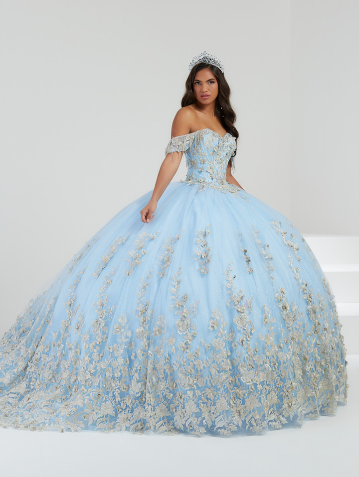 House of Wu 26056 Lace Tulle Sweetheart Neck Long Ballgown