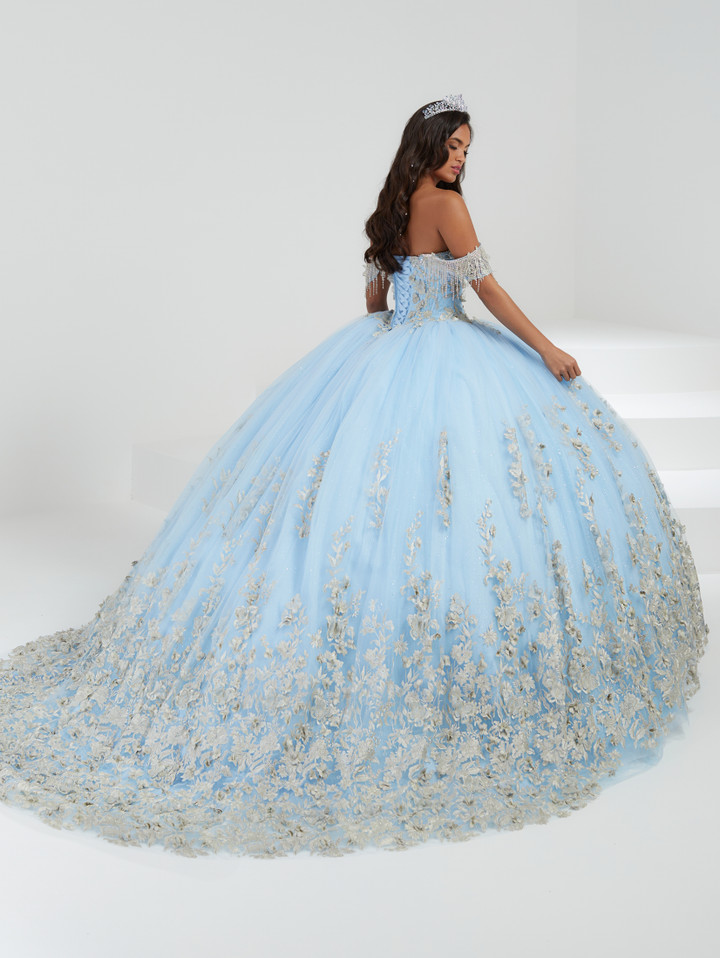 House of Wu 26056 Lace Tulle Sweetheart Neck Long Ballgown