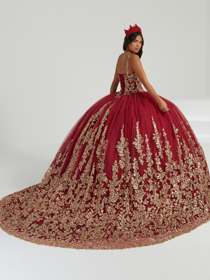 House of Wu 56483 Lace Sweetheart Neck Sleeveless Ballgown