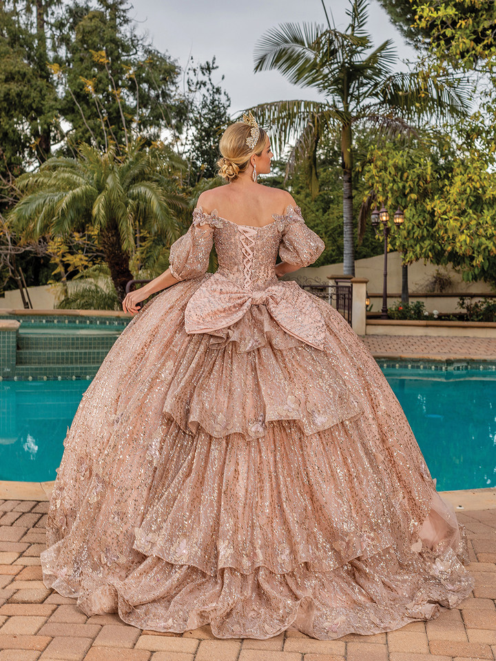 Dancing Queen 1877 Off Shoulder Sweetheart Neck Long Dress