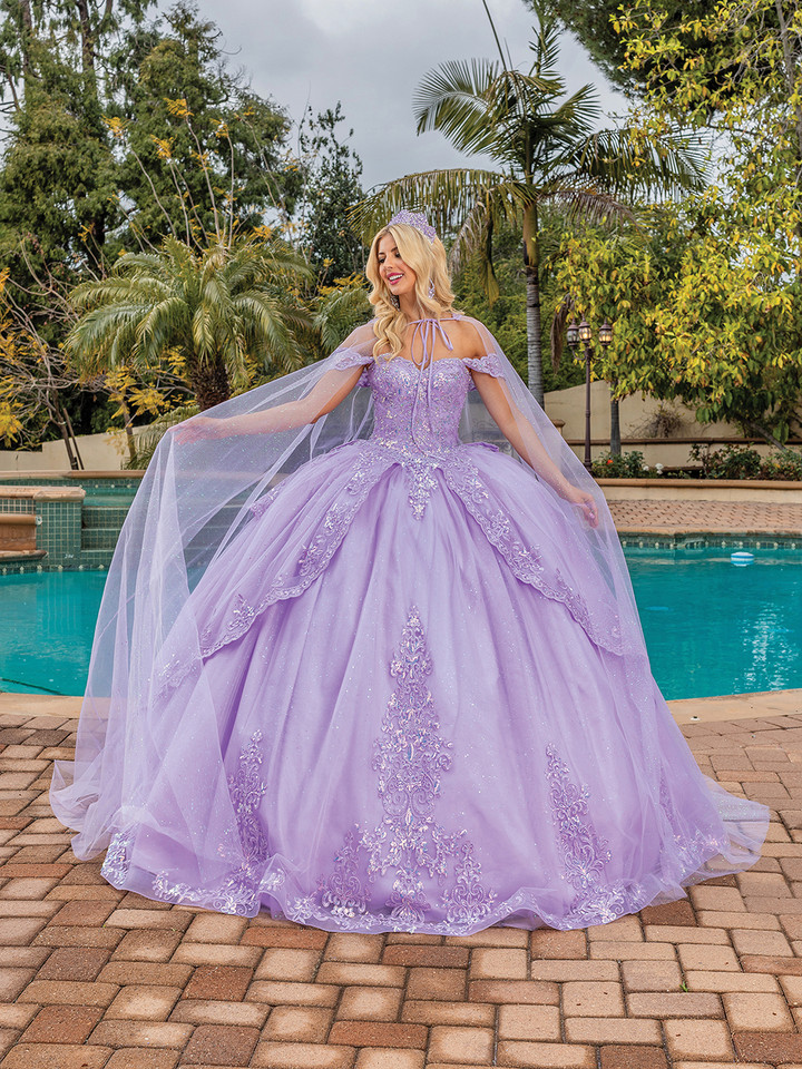 Dancing Queen 1843 Off Shoulder Sweetheart Neck Long Dress