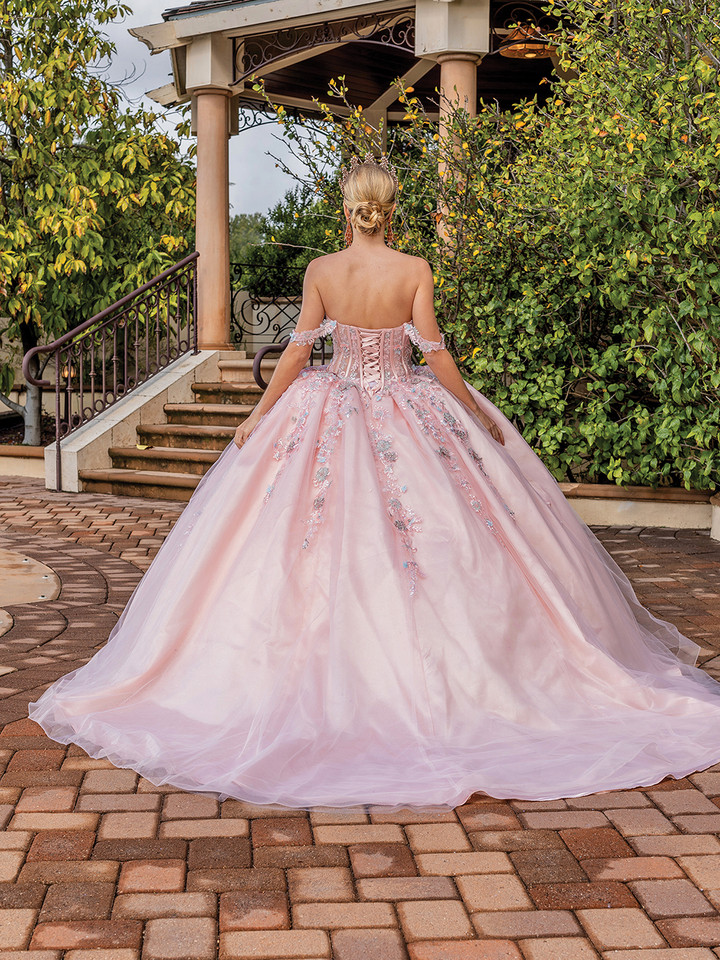 Dancing Queen 1836 Off Shoulder Sweetheart Neck Long Dress